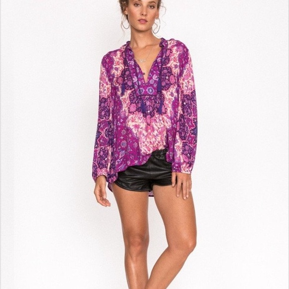 Spell & The Gypsy Kiss The Sky Babydoll Top - Picture 2 of 6